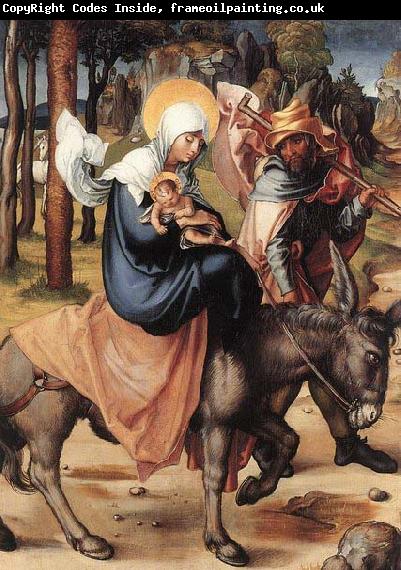 Albrecht Durer The Seven Sorrows of the Virgin: The Flight into Egypt